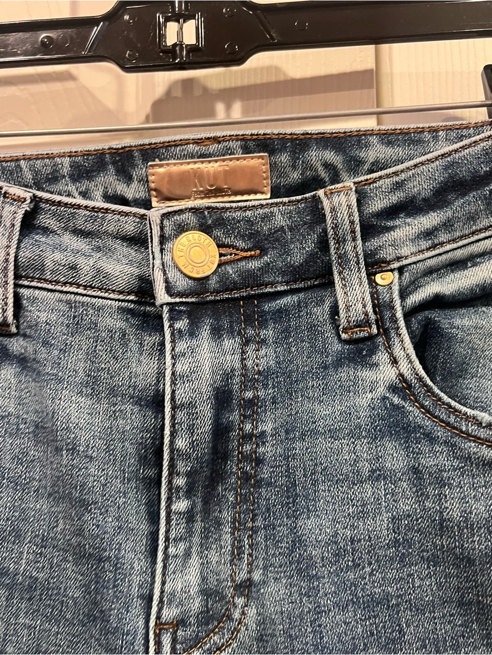 Classic Kut from the Kloth  Women's Blue Denim Jeans - Casual High-Rise Fit - Picture 2 of 12